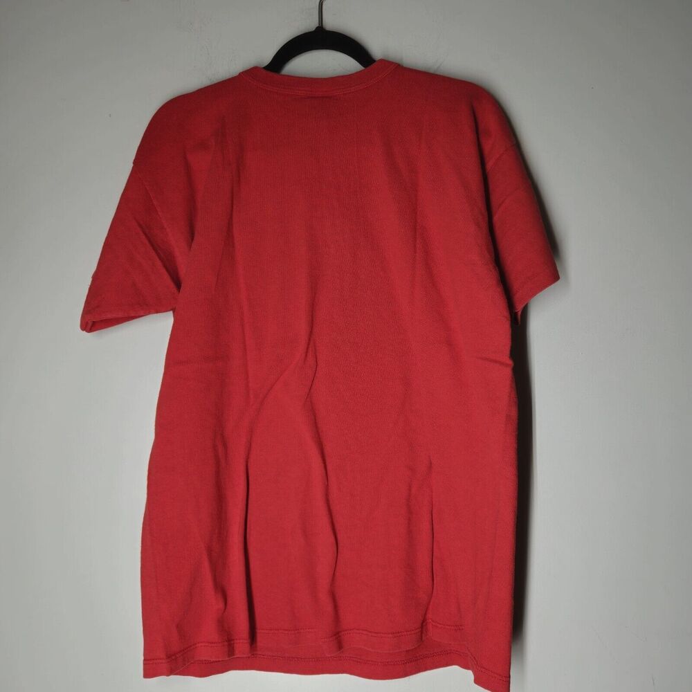 Vintage Little League Baseball T-Shirt XL Red Champion USA Made Courage Loyalty - Picture 6 of 6